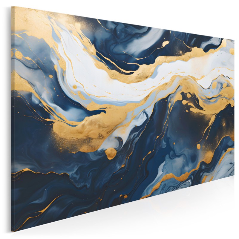 Labirynt barw - nowoczesny obraz na płótnie - 120x80 cm