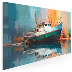 Odbicie historii - nowoczesny obraz na płótnie