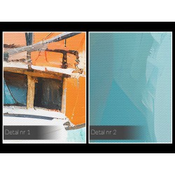 Odbicie historii - nowoczesny obraz na płótnie