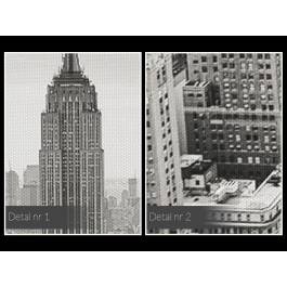Nowy Jork w czerni i bieli - fotoobraz do sypialni - 120x80 cm Nowy Jork w czerni i bieli - fotoobraz do sypialni - 120x80 cm