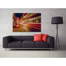 Światła Londynu - fotoobraz do salonu - 120x80 cm Światła Londynu - fotoobraz do salonu - 120x80 cm