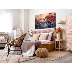 Roztańczone na wietrze  - nowoczesny obraz na płótnie