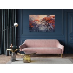 Roztańczone na wietrze  - nowoczesny obraz na płótnie