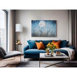 Malunek z dzieciństwa - nowoczesny obraz na płótnie