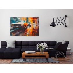 Klasyki motoryzacji - nowoczesny obraz na płótnie