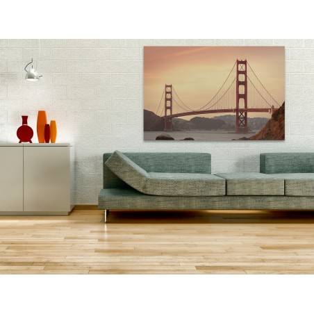 Duma San Francisco - nowoczesny obraz na płótnie - 120x80 cm