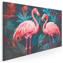 Krewetki dla dwojga - nowoczesny obraz na płótnie