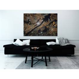 Siatka ulic - zdjęcie na płótnie - 120x80 cm