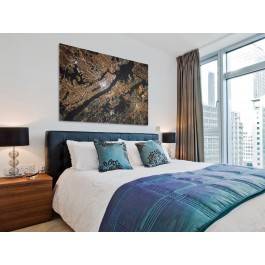 Siatka ulic - zdjęcie na płótnie - 120x80 cm