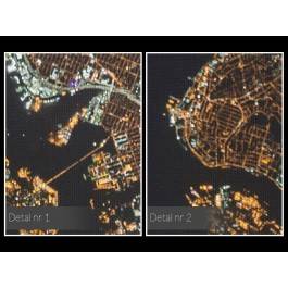 Siatka ulic - zdjęcie na płótnie - 120x80 cm