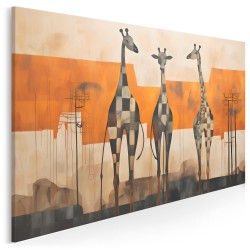 Rada plemienna - nowoczesny obraz na płótnie