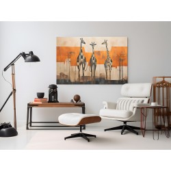 Rada plemienna - nowoczesny obraz na płótnie