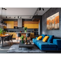 Rada plemienna - nowoczesny obraz na płótnie