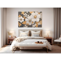 Uśmiechy z letniej polany - nowoczesny obraz na płótnie