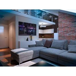 Neonowe ulice - fotografia na płótnie - 120x80 cm