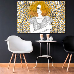 Marzycielka - nowoczesny obraz na płótnie