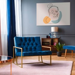 Ofelia - nowoczesny obraz na płótnie