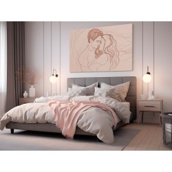 Zauroczeni sobą - nowoczesny obraz na płótnie