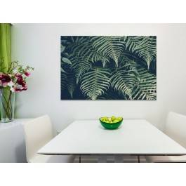 Wysmakowana paproć - nowoczesny obraz na płótnie - 120x80 cm