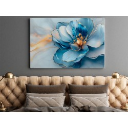 Błękitna królewna - nowoczesny obraz na płótnie