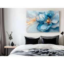 Błękitna królewna - nowoczesny obraz na płótnie