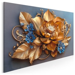 Złota księżniczka - nowoczesny obraz na płótnie