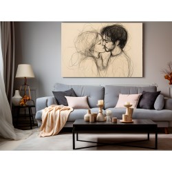 Swipe w prawo - nowoczesny obraz na płótnie