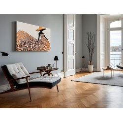 Diabeł ubiera się - nowoczesny obraz na płótnie