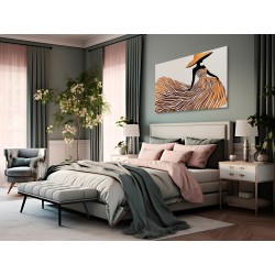 Diabeł ubiera się - nowoczesny obraz na płótnie