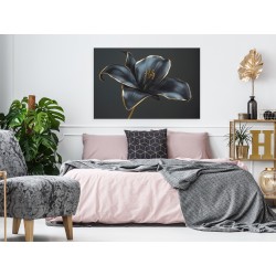 Czarna dama  - nowoczesny obraz na płótnie