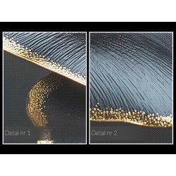 Czarna dama  - nowoczesny obraz na płótnie