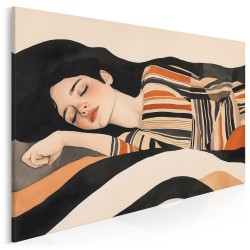 Śpiąca królewna - nowoczesny obraz na płótnie