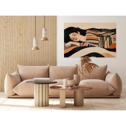 Śpiąca królewna - nowoczesny obraz na płótnie