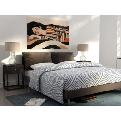 Śpiąca królewna - nowoczesny obraz na płótnie