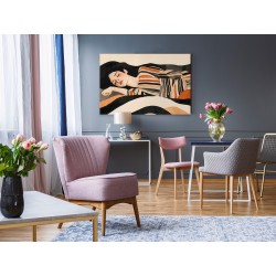 Śpiąca królewna - nowoczesny obraz na płótnie