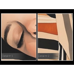 Śpiąca królewna - nowoczesny obraz na płótnie