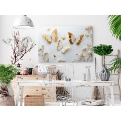 Posiedzenie - nowoczesny obraz na płótnie