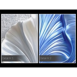 Niebieskie irysy - nowoczesny obraz na płótnie