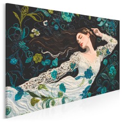 Mam sukienkę haftowaną - nowoczesny obraz na płótnie