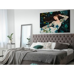 Mam sukienkę haftowaną - nowoczesny obraz na płótnie