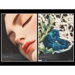 Mam sukienkę haftowaną - nowoczesny obraz na płótnie