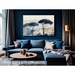 Wspomnienie Toskanii - nowoczesny obraz na płótnie