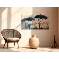 Wspomnienie Toskanii - nowoczesny obraz na płótnie