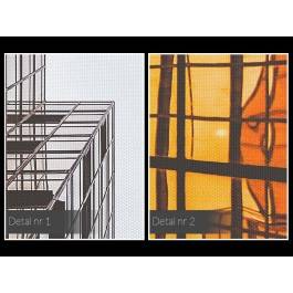 Ciekłe i stałe - nowoczesny obraz na płótnie - 120x80 cm