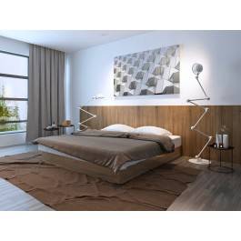 Pattern w bieli - zdjęcie na płótnie - 120x80 cm