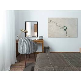 Życiodajna linia - fotoobraz do sypialni - 120x80 cm