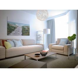 Most przez wydmy - zdjęcie na płótnie - 120x80 cm