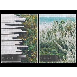 Most przez wydmy - zdjęcie na płótnie - 120x80 cm