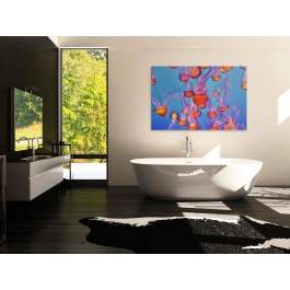 Ryzykowne piękno - nowoczesny obraz na płótnie - 120x80 cm Ryzykowne piękno - nowoczesny obraz na płótnie - 120x80 cm
