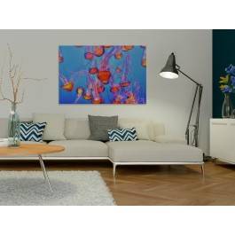 Ryzykowne piękno - nowoczesny obraz na płótnie - 120x80 cm Ryzykowne piękno - nowoczesny obraz na płótnie - 120x80 cm